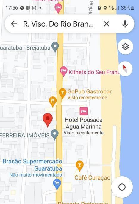 Apartamento Brejatuba Beira Mar กัวราตูบา ภายนอก รูปภาพ